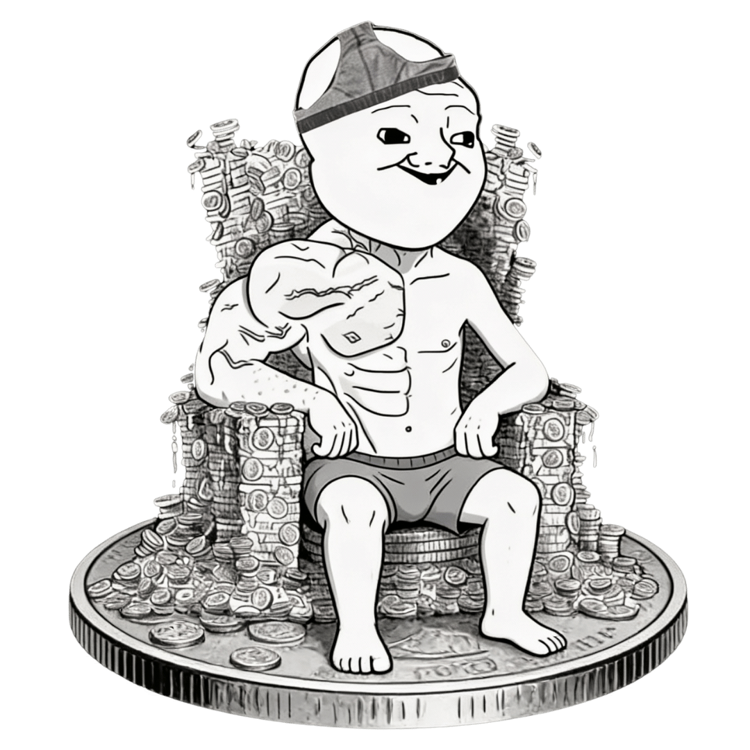 illustration of a purse shaped character holding coins